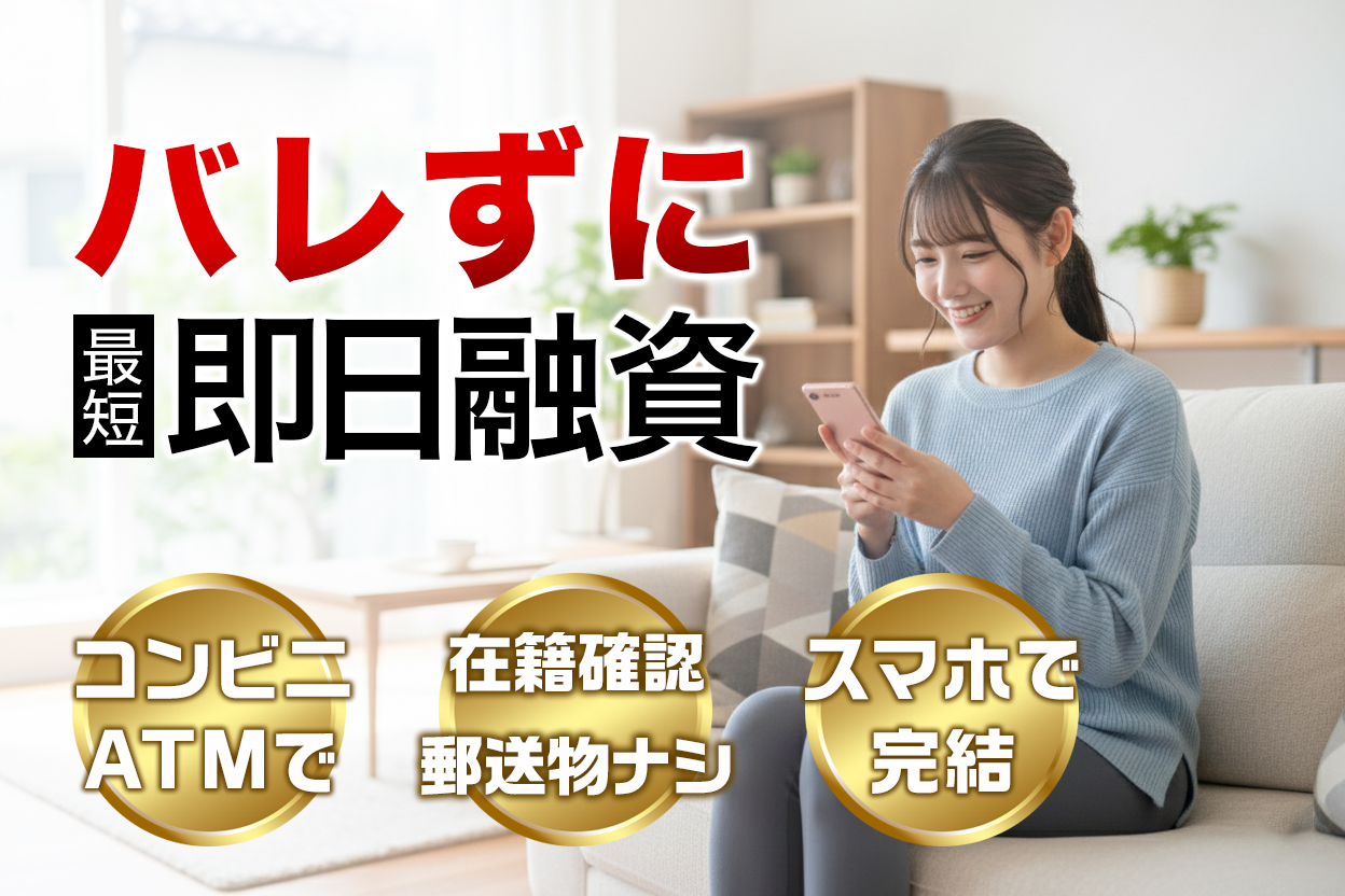 バレずに即日融資